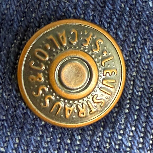 Vintage 1970s/1980s Women’s Levi’s Jeans, White Patch, 29"x29", High Rise Dark D - Picture 6 of 9